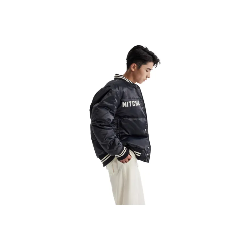 Mitchell & Ness Down Jacket Unisex Black-4