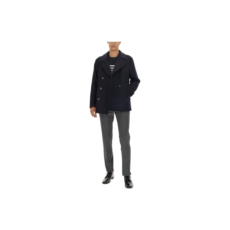 THEORY Frederick Double-breasted Peacoat-2