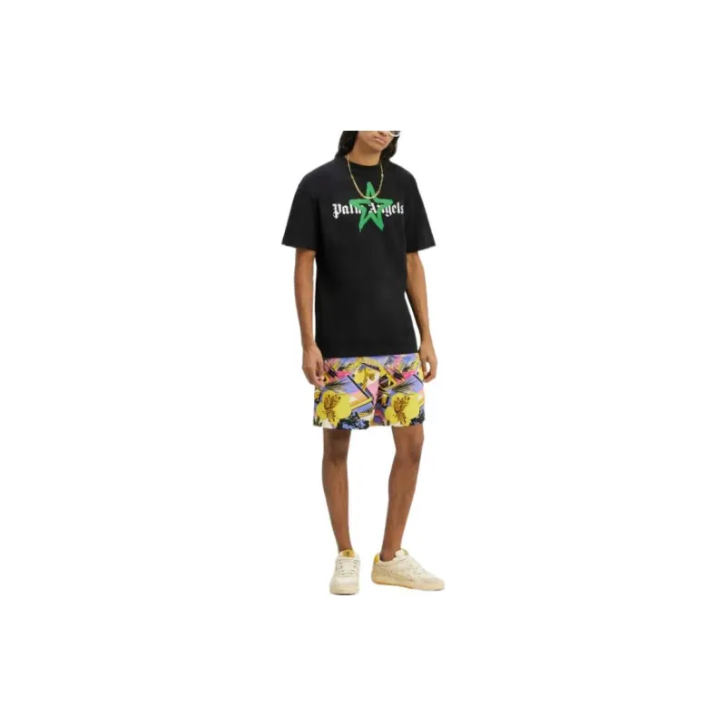 PALM ANGELS Star Sprayed T shirt-1