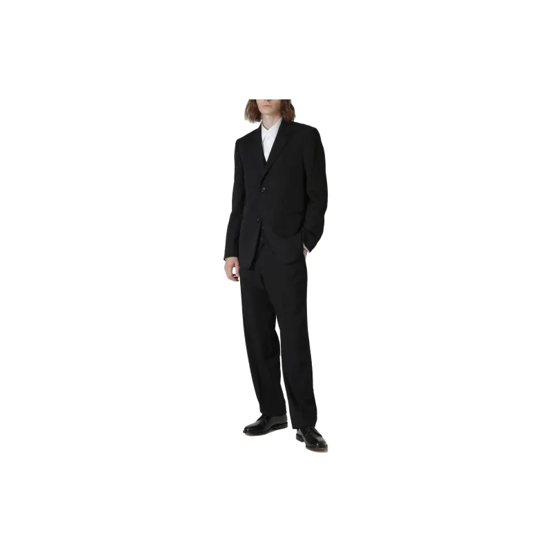 Yohji Yamamoto Single breasted Wool Blazer-2
