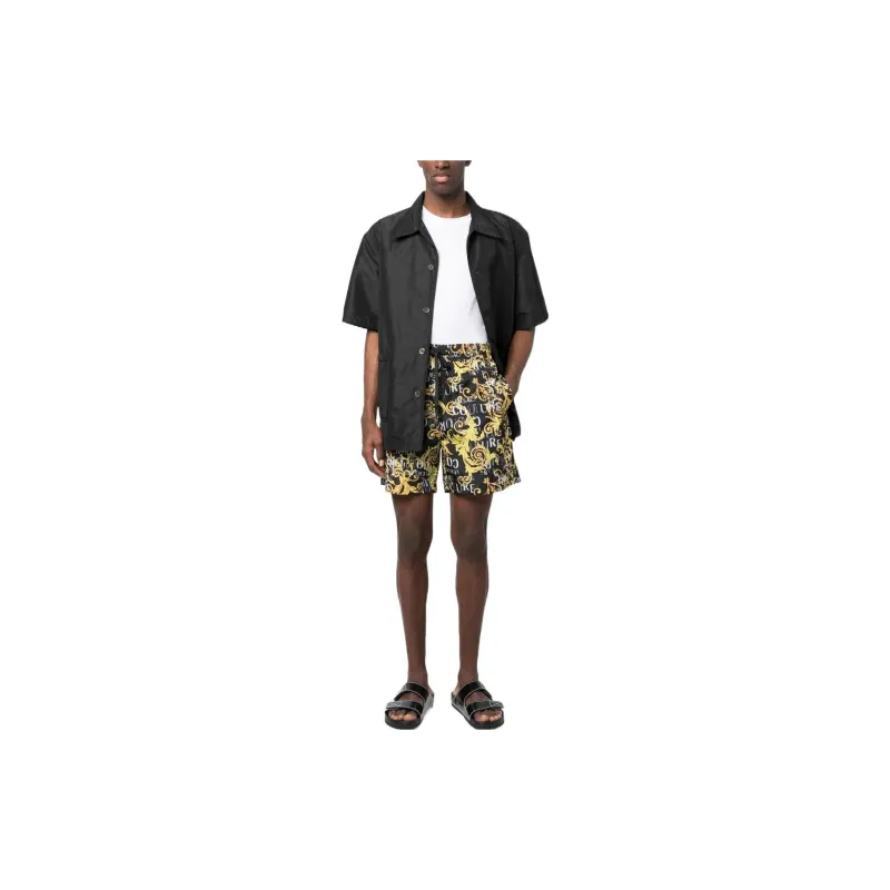VERSACE JEANS COUTURE Casual Shorts Men Black-1