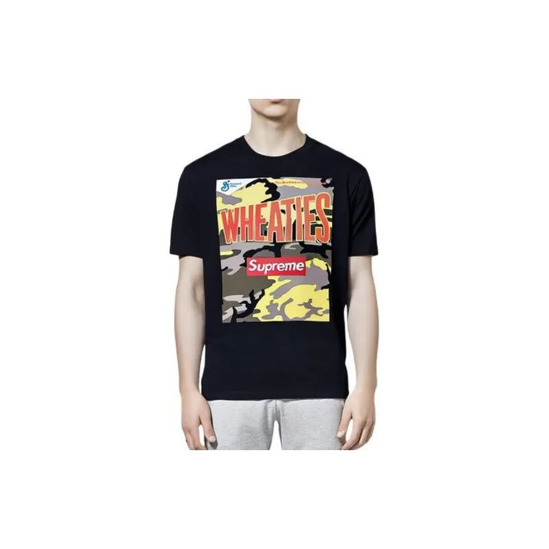 Supreme Wheaties Tee Black-2