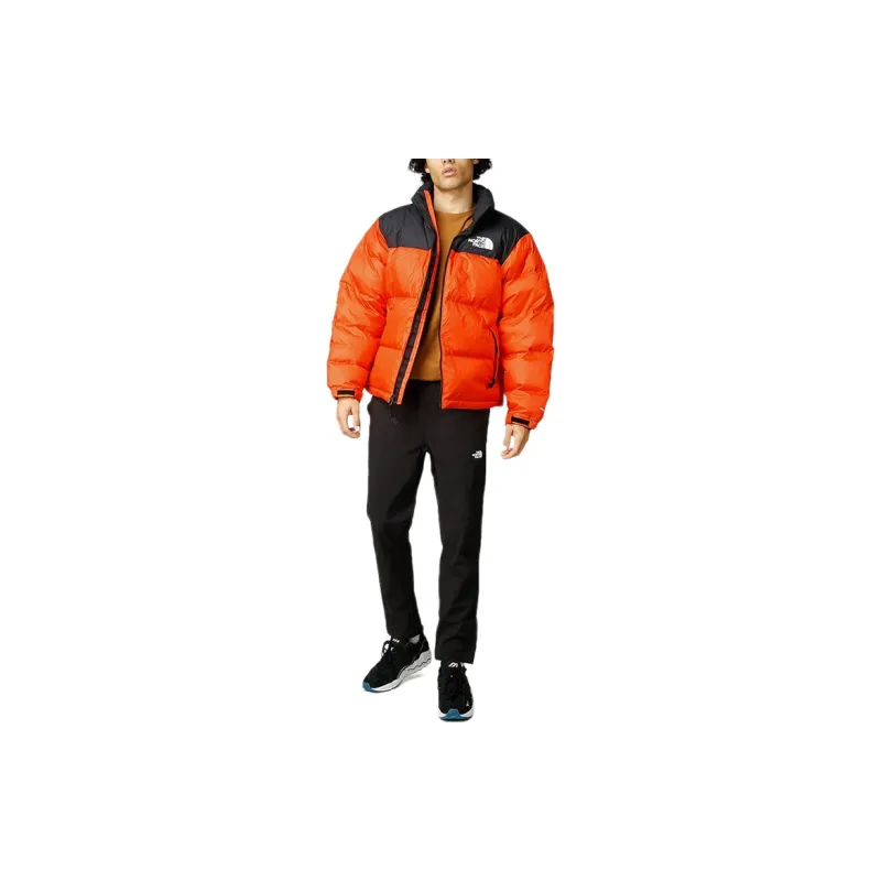 THE NORTH FACE 1996 Collection Down Jacket Winter Unisex Fierce Orange Color-4