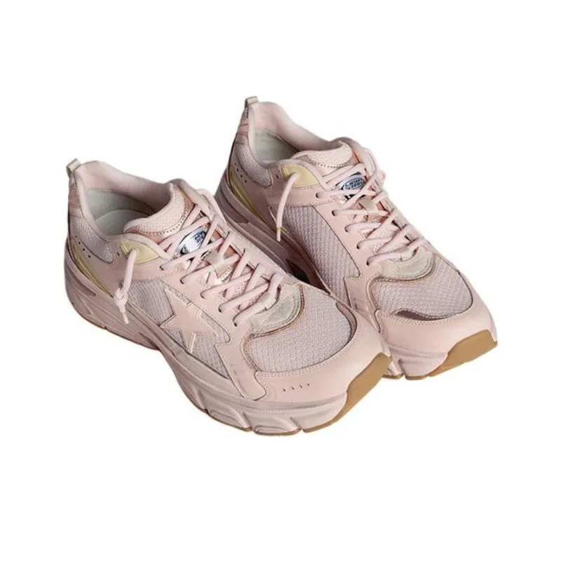 Golden Goose Lightstar Low Top Casual Shoes Women's Pink-2
