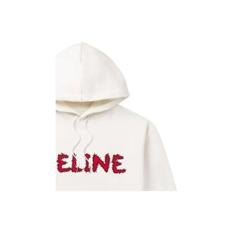 CELINE Rhinestone Wave Logo Hoodie-6