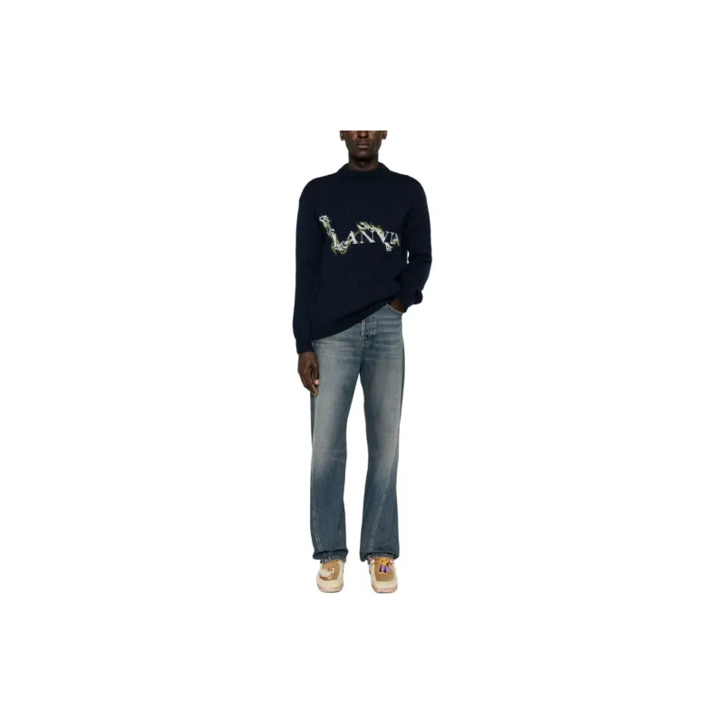 Lanvin Sweater Men's Marine Blue-1