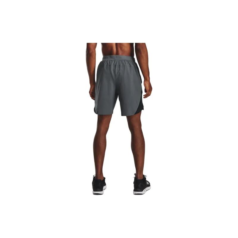 Under Armour Sports Shorts Men Peach Gray-4