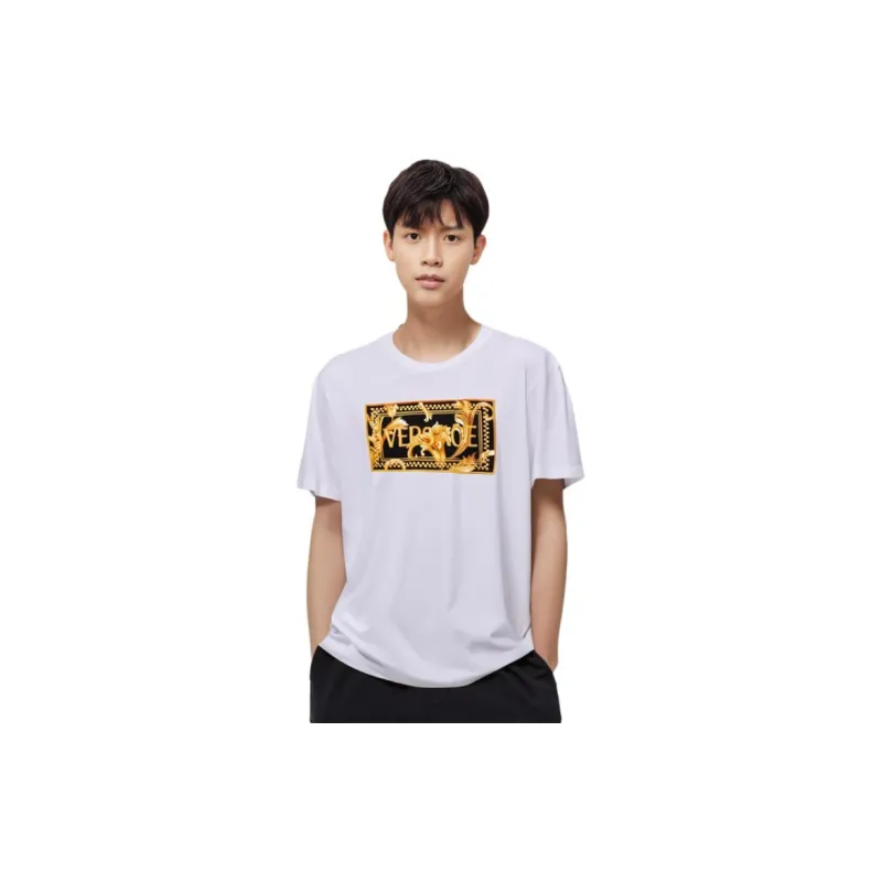 VERSACE T Shirts Men White-3