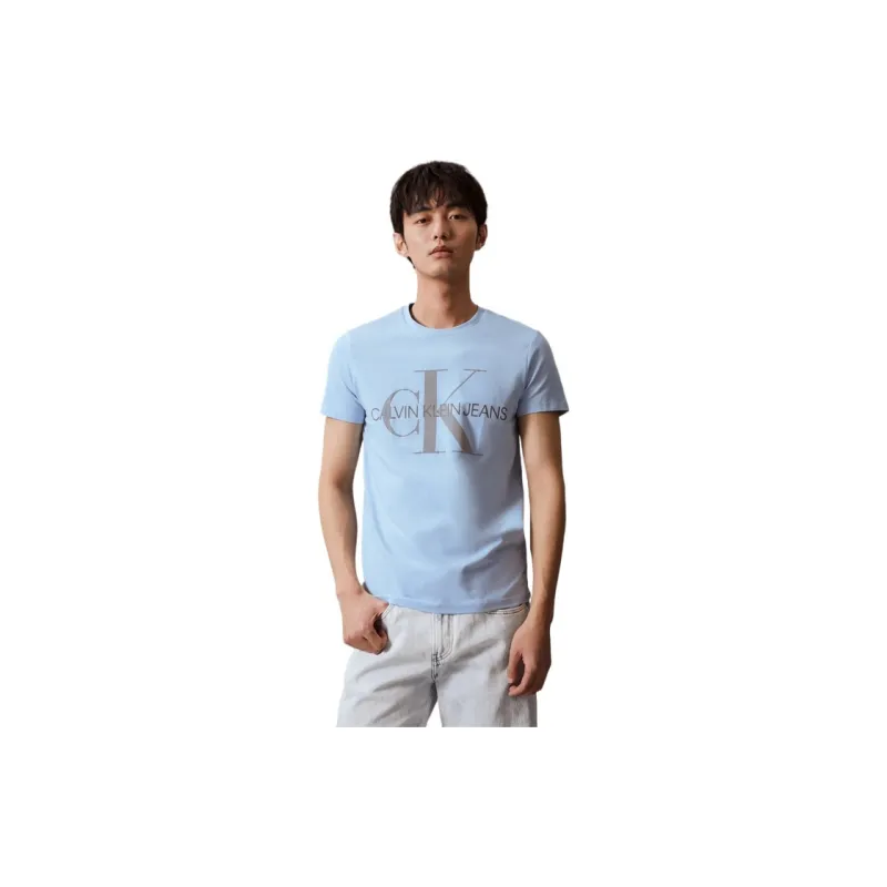 CALVIN KLEIN T Shirt Unisex Light Blue-2