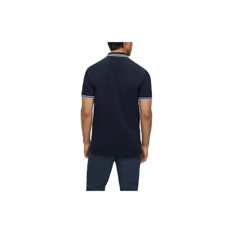 Boss Logo print Polo Shirt-4