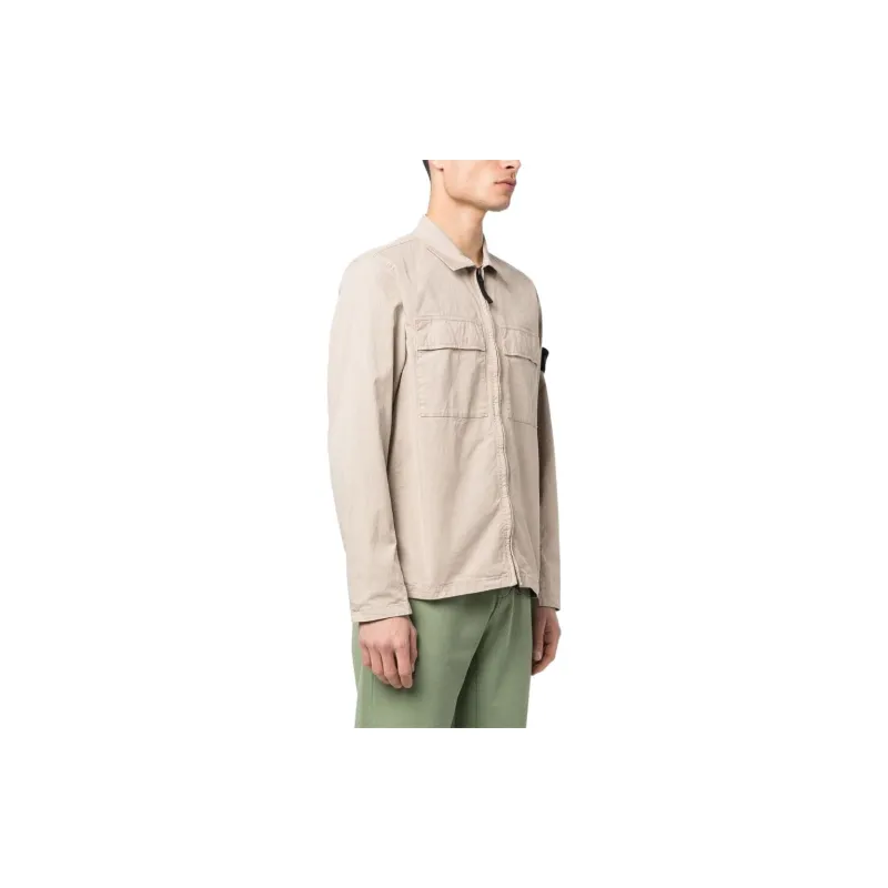STONE ISLAND Compass badge Overshirt-3