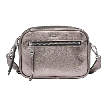 DKNY Artificial Leather Shoulder Bag Crossbody Bag Women's Gray