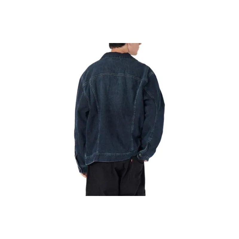 Levis Jackets Coats Men's Dark Blue-7