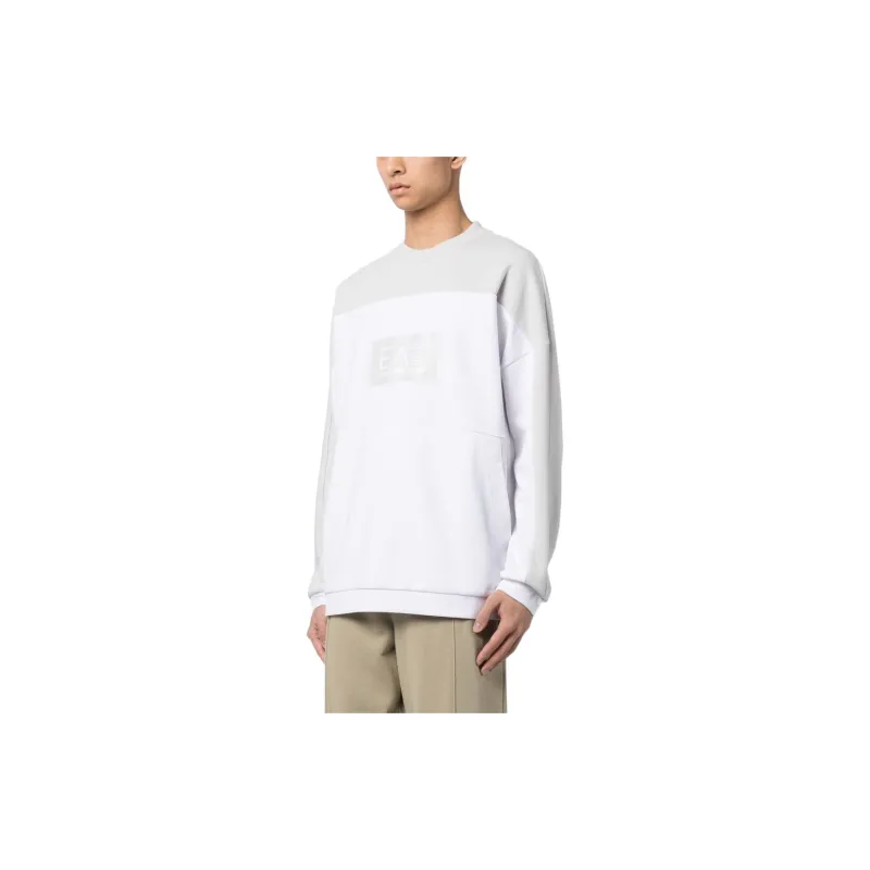 EMPORIO ARMANI EA7 Sweatshirts Men White-3