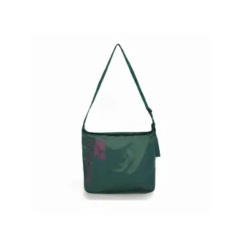 Crying Center Nylon Fabric Shoulder Bag, Crossbody Bag Regular Unisex Green/Pink/Purple/Blue