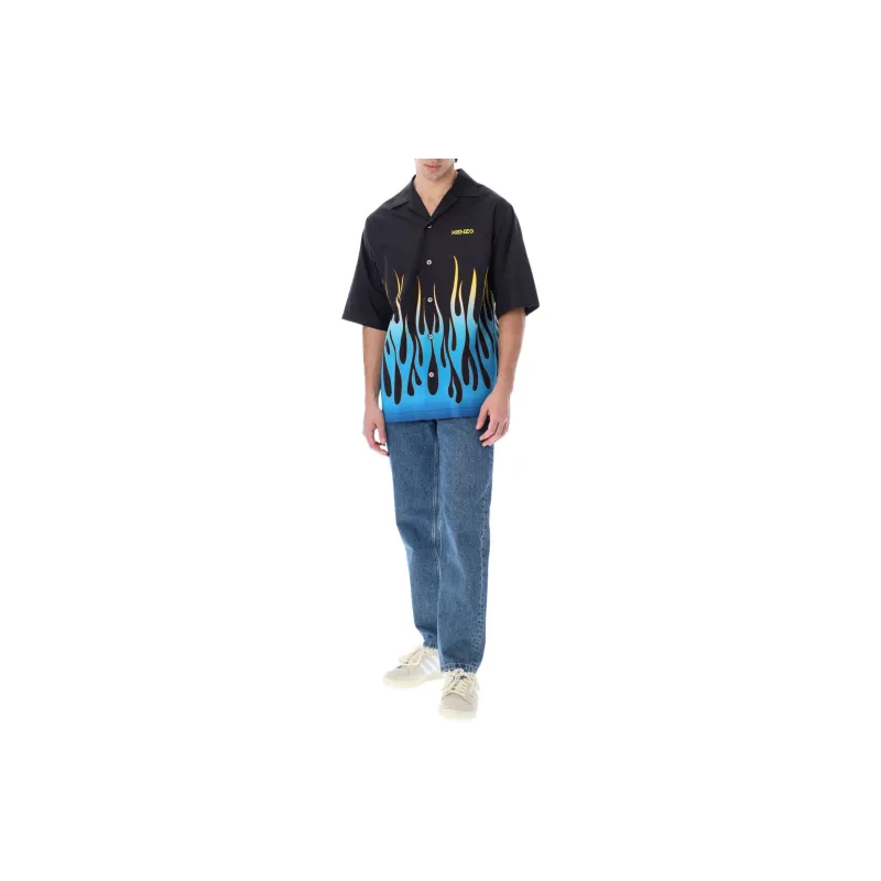 KENZO Shirts Men Black-1