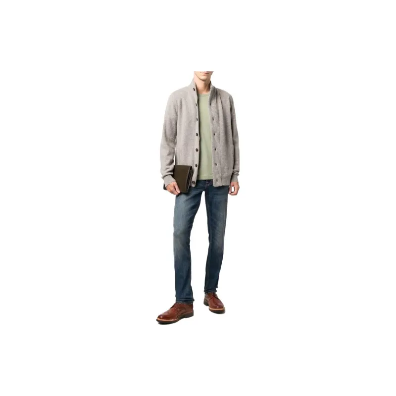 BARBOUR High neck Wool Cardigan-1