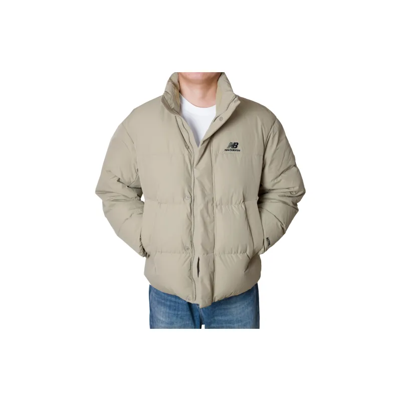 New Balance Down Jackets Men Khaki-7