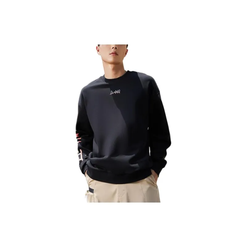 LINING Sports Life Collection Sweatshirts Unisex Black-2