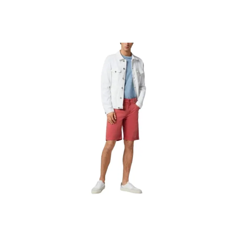JACOB COHEN Denim Shorts Men's Coral Red-1