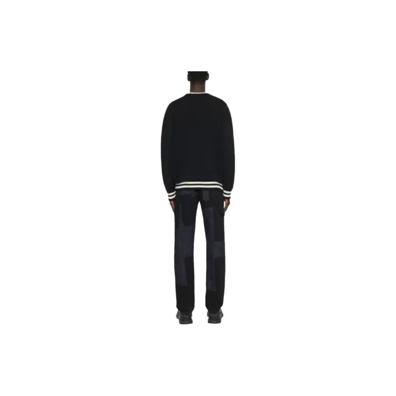 Alexander McQueen Logo Intarsia Crewneck Jumper-2