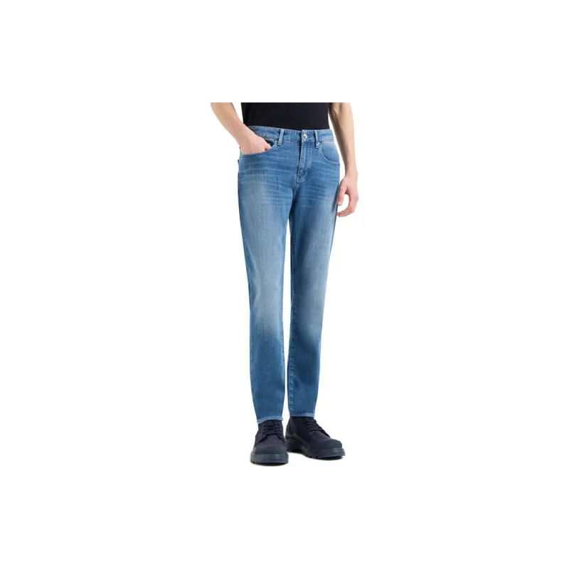 EMPORIO ARMANI SS24 Jeans Men's Blue-3