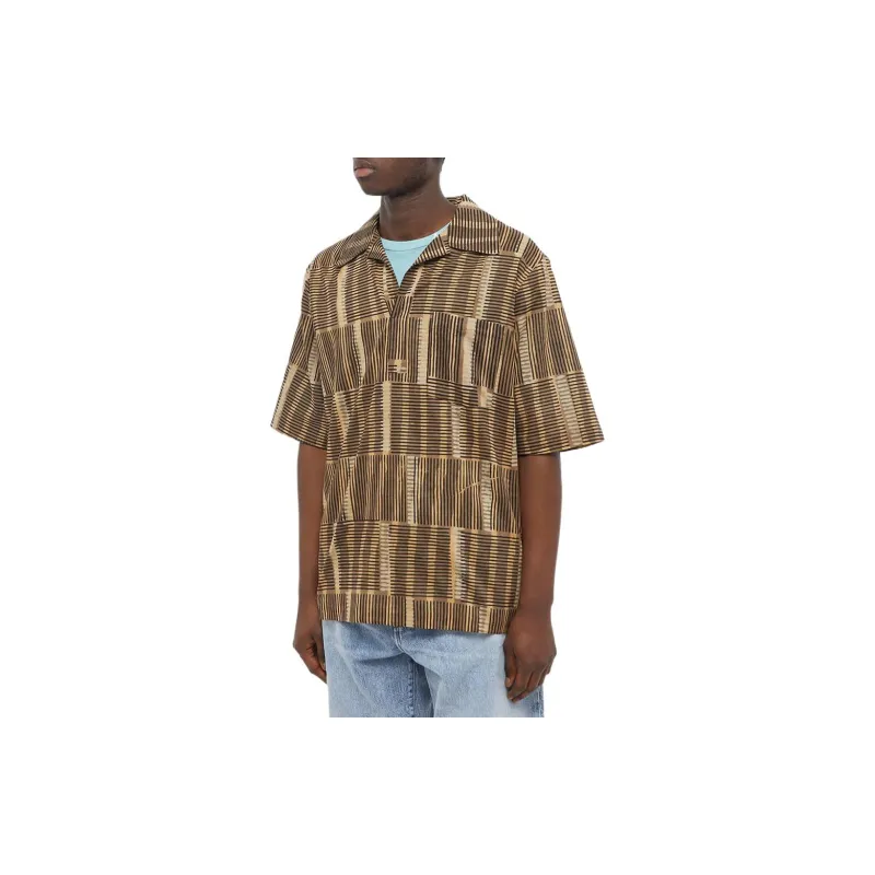 NANUSHKA Shirts Men Brown-3