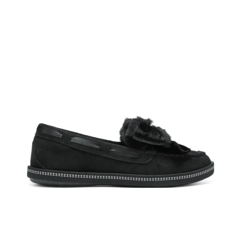 Skechers Modern Comfort Slip Resistant Low Top Casual Shoes Women's Black-1