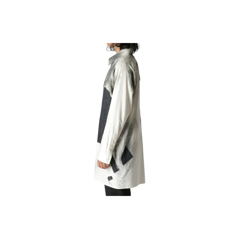 Yohji Yamamoto SS24 Shirt Men's White X Black-5