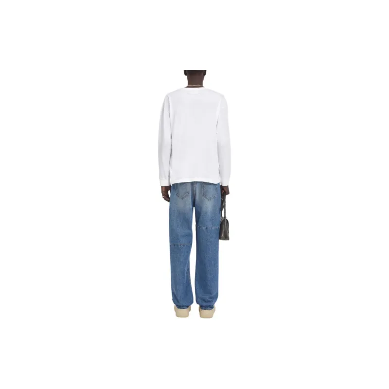 MM6 Maison Margiela Numbers motif Cotton T shirt-2