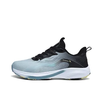 Cindiress Running Shoes Men Low Top Black/Green/Cyan