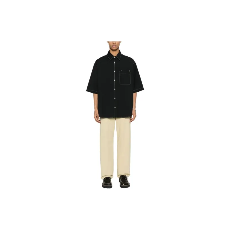 Lemaire Double Pocket Short Sleeve Shirt-2