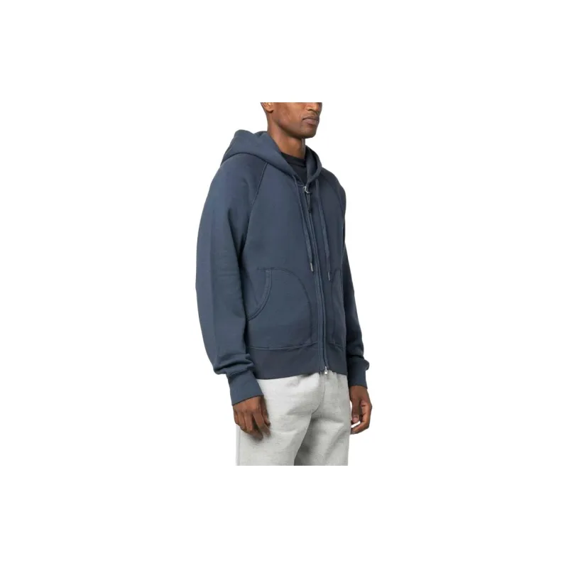 TOM FORD Drawstring Zip Up Hoodie-3
