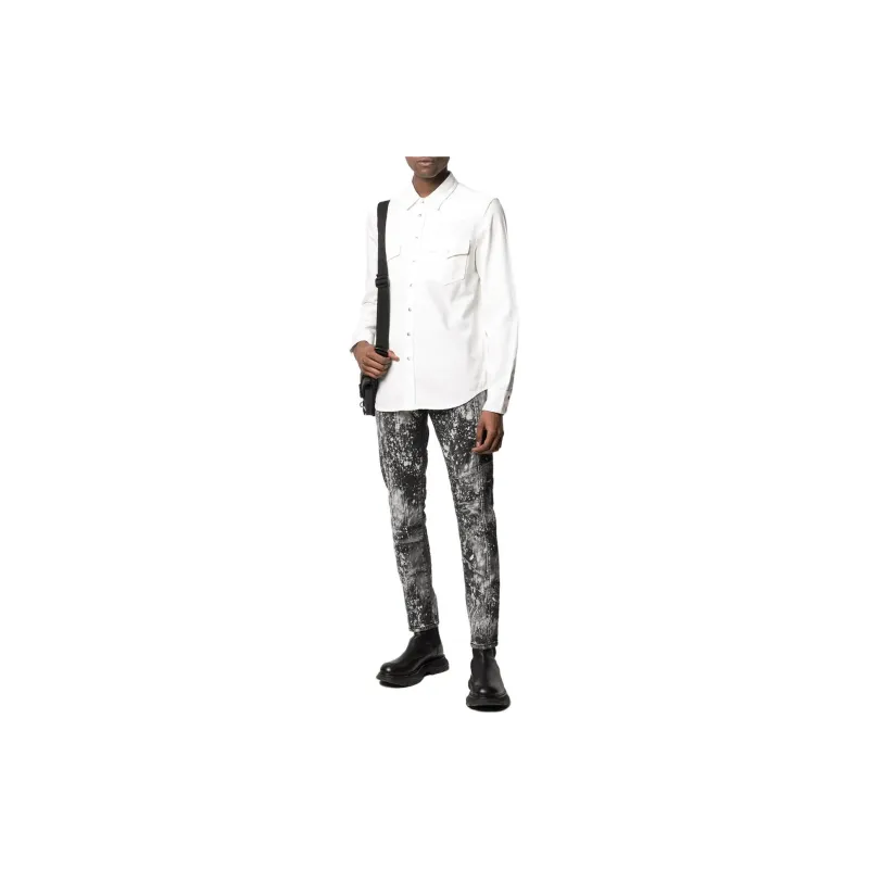 DIESEL Jackets Men White-1