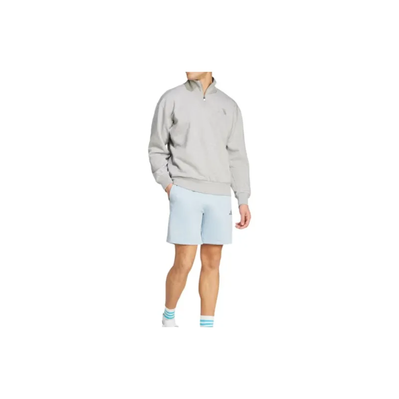 Adidas All Szn Fleece Quarter Zip Crew Sweatshirt-1
