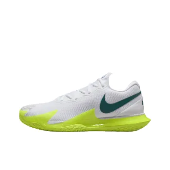 Nike Court Air Zoom Vapor Cage 4 Rafa Support Low Top Tennis Shoes Men's White