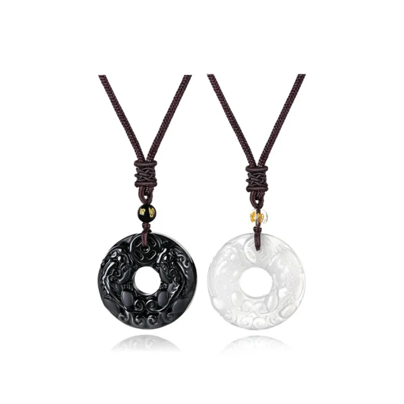 Jin Ruibang Chalcedony Jade Necklaces Unisex-13