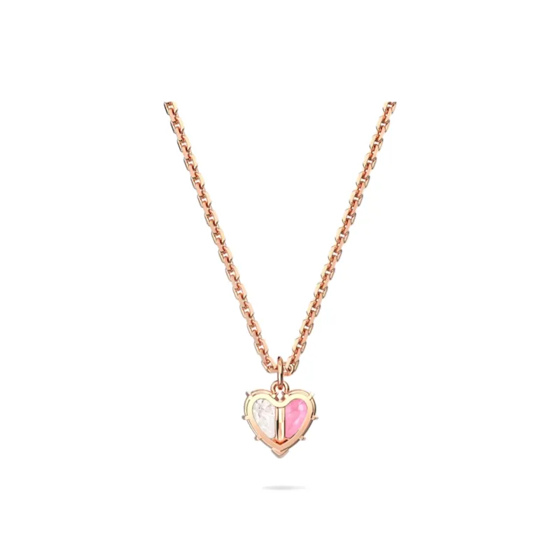 Swarovski Zirconia Necklaces Women's Pink-2