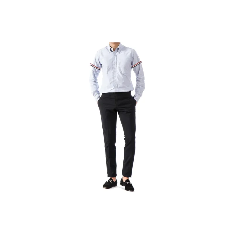 THOM BROWNE Casual Pants Men Black-2