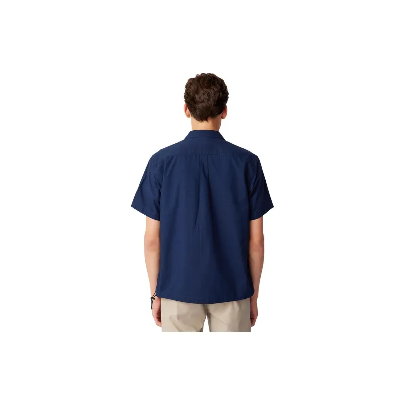 HAZZYS Short Sleeved Shirt Men's Dark Navy Blue-2