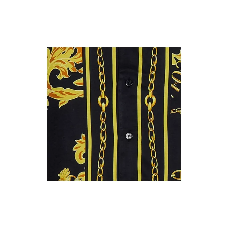 VERSACE JEANS COUTURE Baroque Pattern Button Up Shirt-5