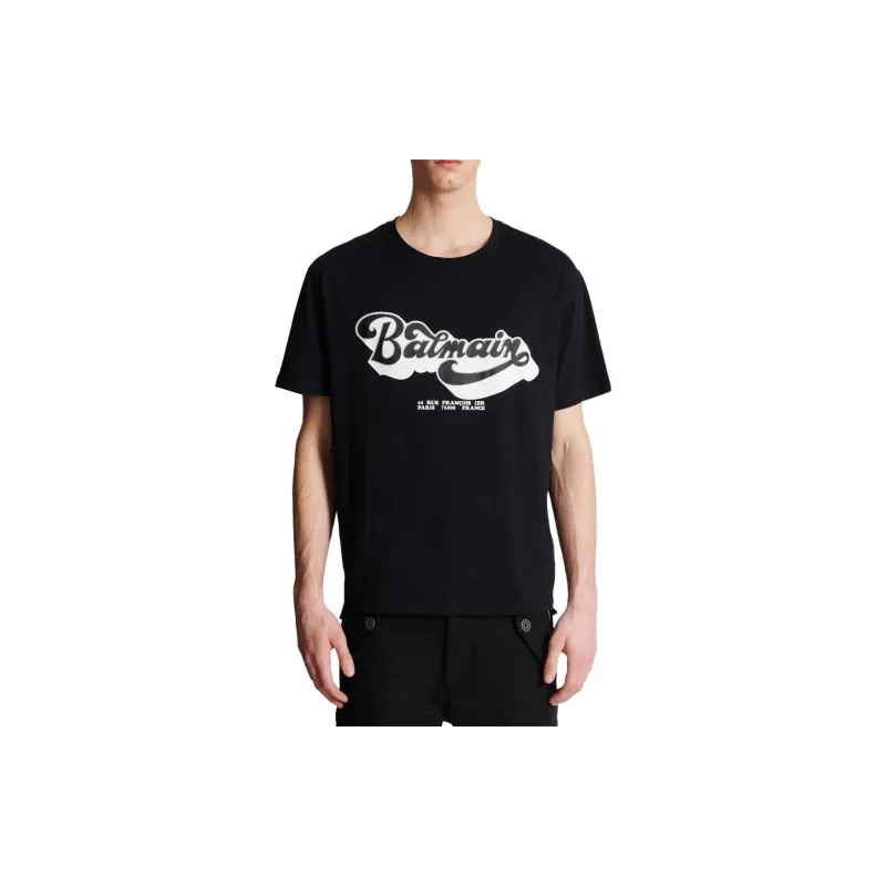 BALMAIN Bulky Fit 70s T Shirt-1