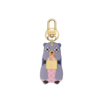 LOUIS VUITTON Keychains Unisex Gold