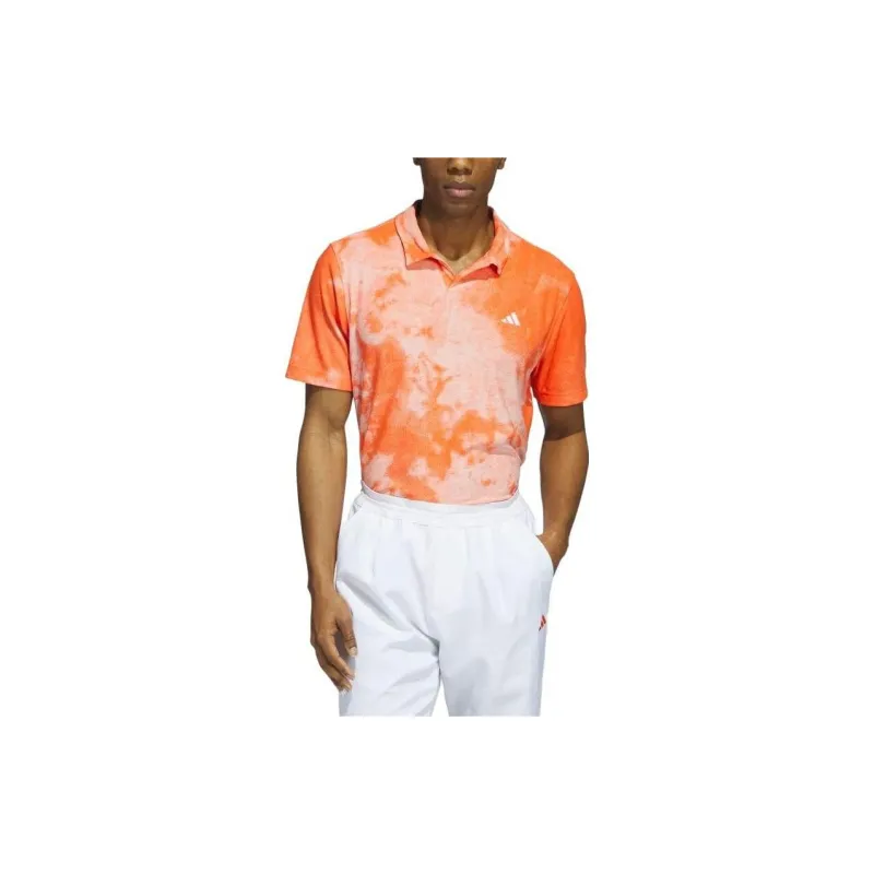 Adidas Polo Shirts Men Orange-1