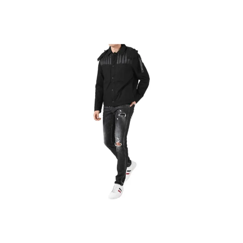 Moncler Jackets Coats Men's Black-4