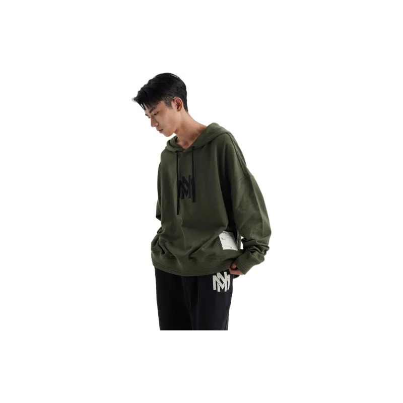 Mitchell Ness Sweatshirts Unisex Olive Green-4