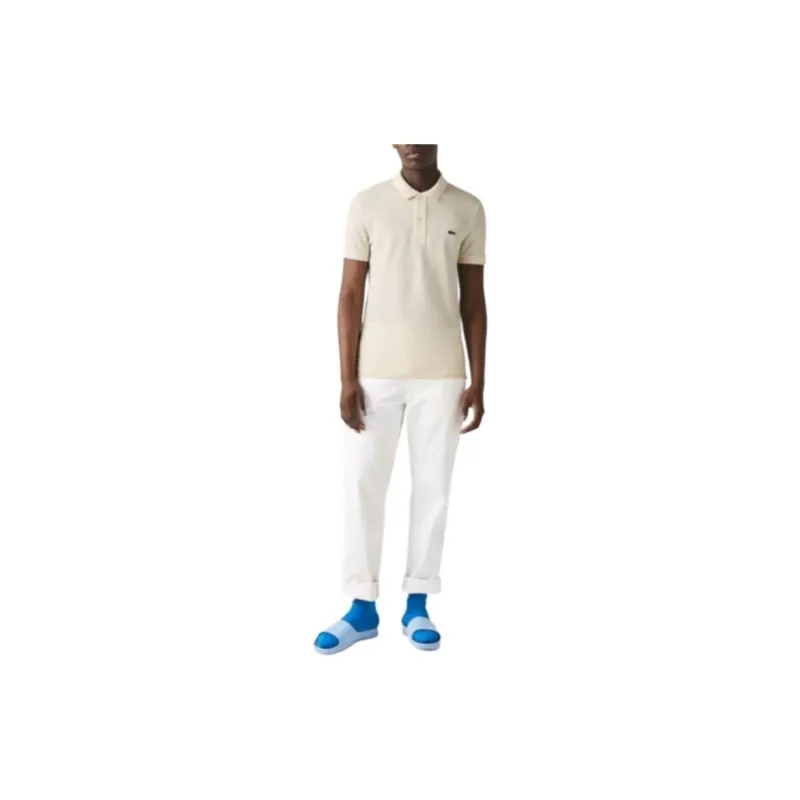 LACOSTE Original L.12.12 Slim Fit Polo Shirt Polo Shirt Men's Ecru-1