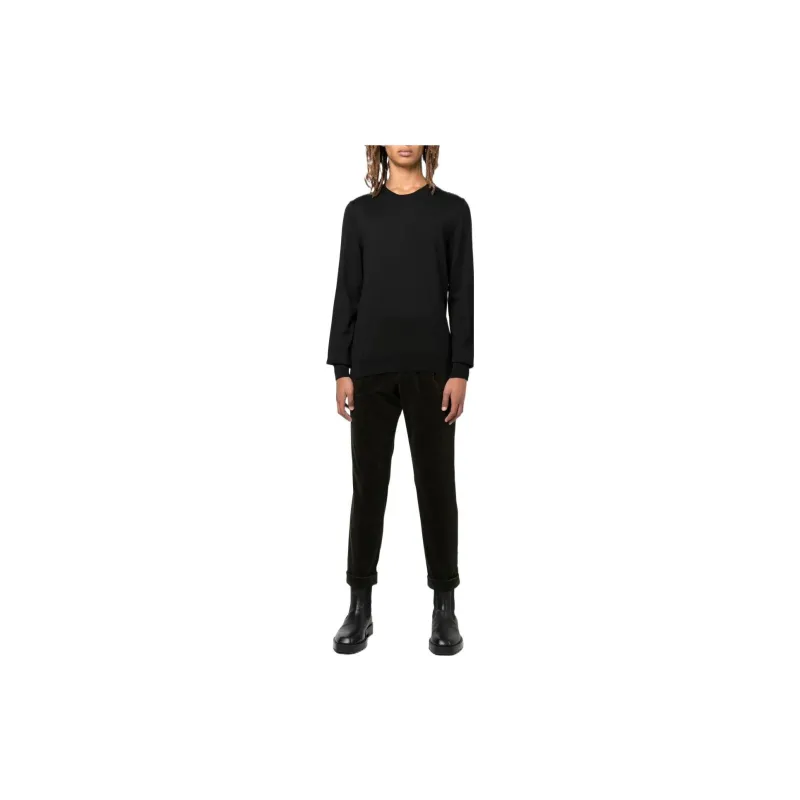 HUGO BOSS Logo Embroidered Crewneck Jumper-1