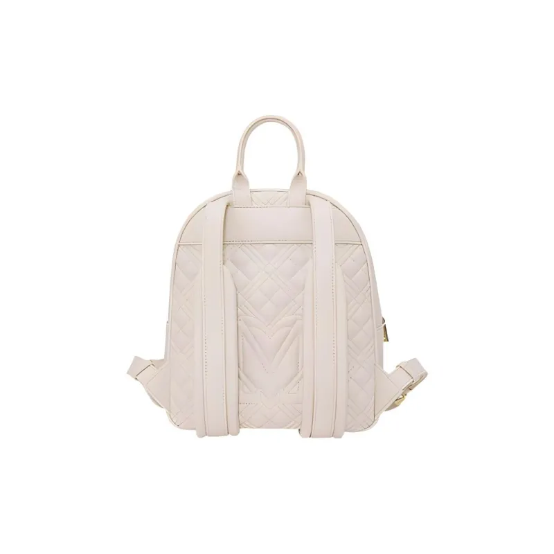 LOVE MOSCHINO PU Backpack Regular Women's White-1