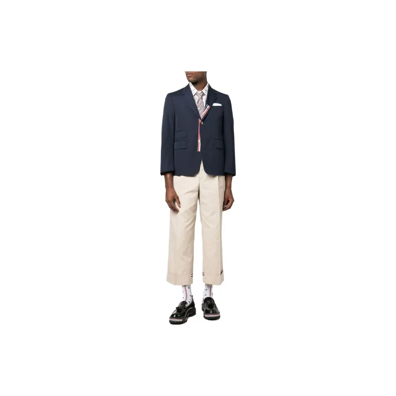 THOM BROWNE Single Breasted Tailored Blazer-1